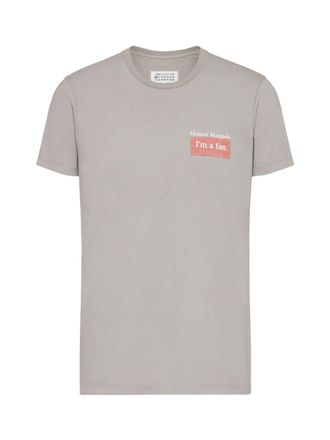Maison Margiela Coral Patch Relaxed Cotton T-Shirt