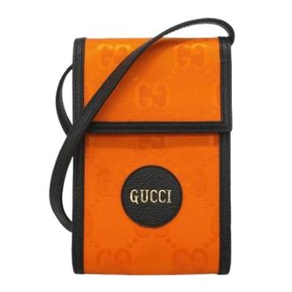 Gucci Pre-owned Cross Body Bags, unisex, Orange, Size: ONE SIZE Pre-owned Canvas Crossbody Bag