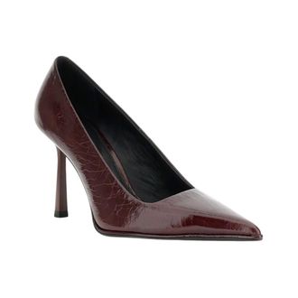 Caf&egrave;noir Laksleer Pumps - Dames - Schoenen - Rood - Maat: 39 EU Leer
