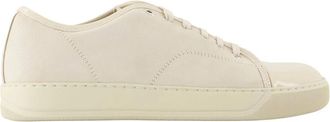 Lanvin Dbb 1 Sneakers - Heren - Sneakers - Wit - 43 EU - Katoen - Schoenen
