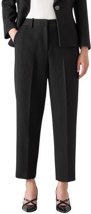 L.k. Bennett Rosa Slim Fit Ankle Trousers in Black at Nordstrom Rack, Size 2 Us / 6 Uk