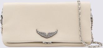 Zadig&Voltaire White Leather Rock Nano Shoulder Bag