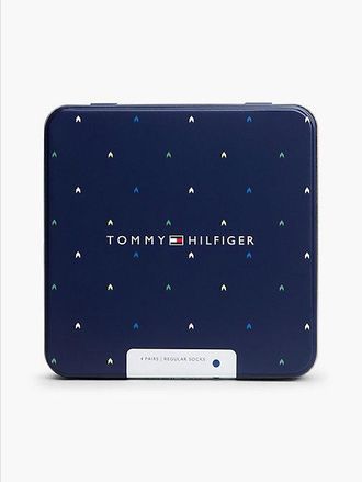 Tommy Hilfiger 4-Pack Flag Embroidery Socks Gift Box