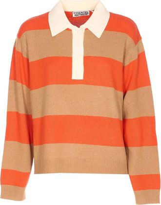 Essentiel Polo a righe - Arancione