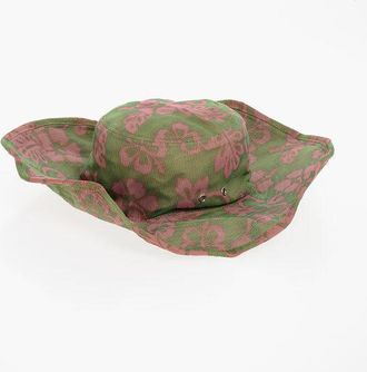 Dsquared2 Two-Tone Floral Patterned Floppy Hat size M