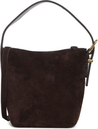 Madewell Essentials Micro Bucket Bag in Dark Carob at Nordstrom Rack