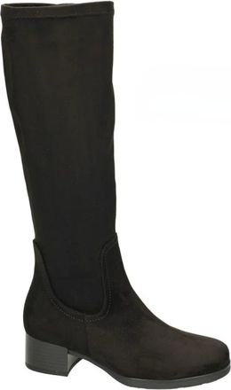 Gabor Schoenen, Dames, Zwart, 40 EU, 35.509.47 Stretch Overknee Laars