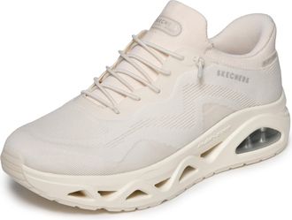 Skechers Womens Uno Glide-Step Air Gliders Sneaker, Off White Mesh, 4.5 UK