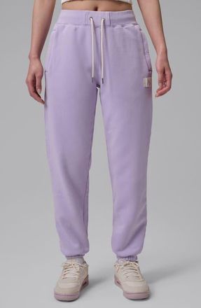 Nike Jordan Brooklyn Fleece Sweatpants in Hydrangeas at Nordstrom, Size Xx-Large