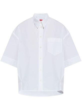 Kenzo cotton shirt - women - Cotton - S - White