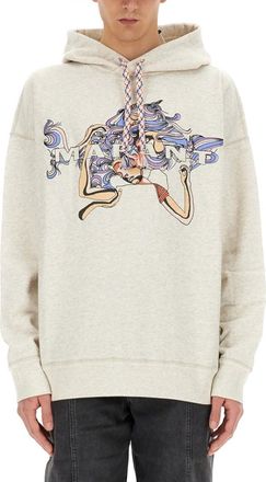 Isabel Marant Light Grey Hood Sweatshirts