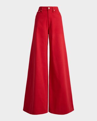 Ralph Lauren Collection Collen Wide-Leg Jeans