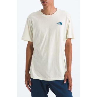 The North Face Evolution Sky Cloud Graphic T-Shirt in White Dune at Nordstrom, Size Xx-Large
