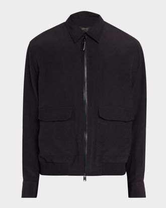 Brioni Men & apos;s Cotton Performa Shirt Blouson