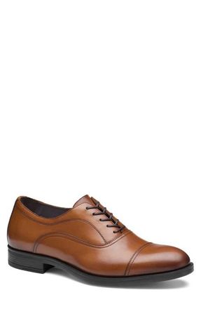 Johnston & Murphy Conlin Cap Toe Oxford in Light Tan Full Grain at Nordstrom, Size 11.5