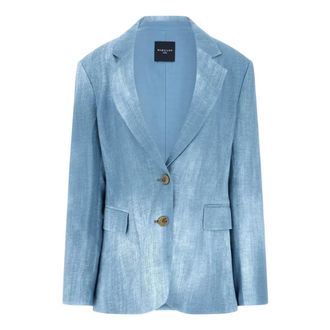 Guess Viscose Blazer - Dames - Jassen - Blauw - Maat: XL Viscose