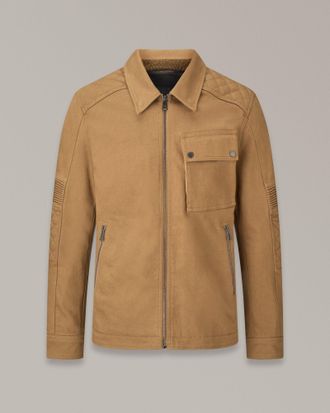 Belstaff Belstaff Sobrecamisa Outrider para hombre Tela vaquera técnica Siena 5XL