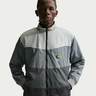 Nike Mens Nike Sportswear Woven Jacket in Grey | IO3152-060