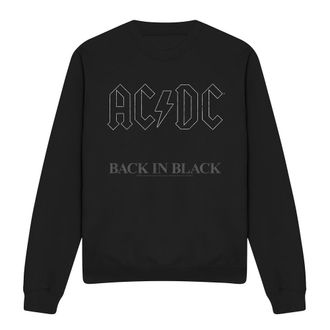 AC/DC AC/DC Unisex Sweatshirt Back In Black voor volwassenen (Zwart)