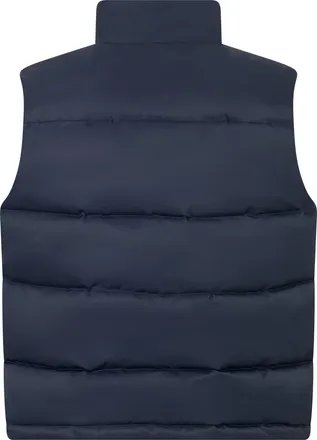 Dr&ocirc;le de Monsieur Mens Padded Gilet Navy Polyamide Waistcoats & Gilets