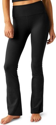 Beyond Yoga Beyond Yoga Powerbeyond Strive Leggings Womens Black Bootcut Leg FROG529