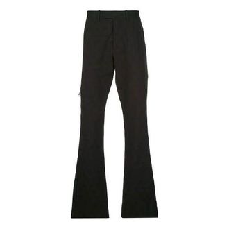 Off-white Logo Casual Pants Slim Fit Version Black OMCA114R20G400011000