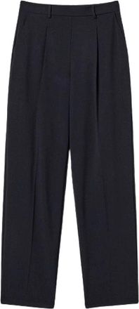 Twinset Klassieke Blauwe Broek - Dames - Wijde Broeken - Blauw - L - Polyester - Broeken