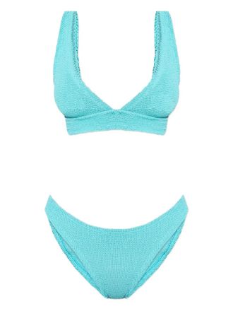 Hunza G Carla crinkle bikini - Blue