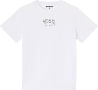 Ganni T Shirt With Logo