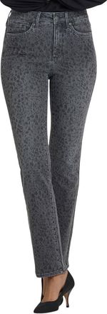 NYDJ Marilyn Grey Daniela Ditsy Straight Leg Jean