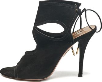 Aquazzura Sandali con dettaglio cut-out - Nero