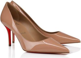Christian Louboutin Miss Z Pointed Toe Pump in Blush/Lin Blush at Nordstrom, Size 10.5Us
