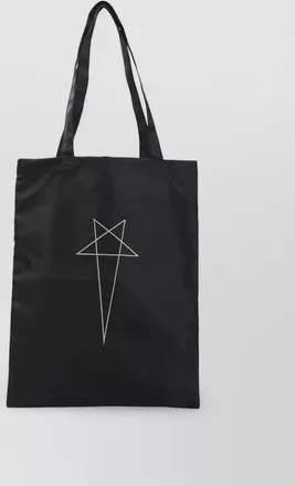 Rick Owens logo nylon tote bag