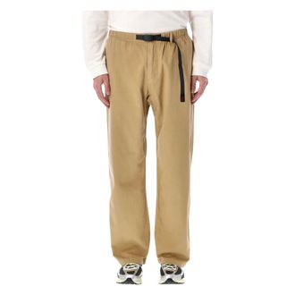 Gramicci Straight Trousers, male, Beige, Size: M G Pant