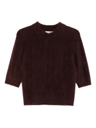 Dorothee Schumacher Fluffy Statement sweater - women - Cashmere/Wool - 1 - Brown