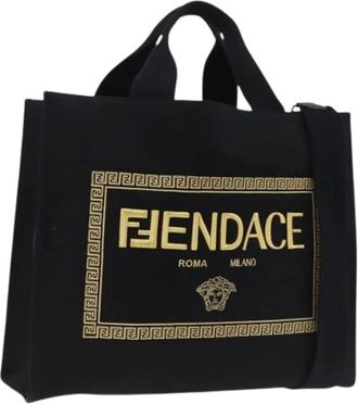 Fendi Pre-owned Vintage Tote Bag - Dames - Vintage Shopper - Zwart - ONE Size - Vintage
