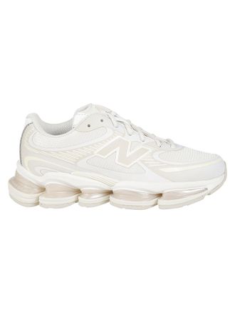 New Balance White 2000 Mesh Polyester Sneakers