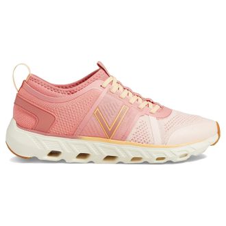 Vionic Captivate Synthetic Textile Womens Lace Up Trainers - Smoked Salmon - Size:UK 6.5