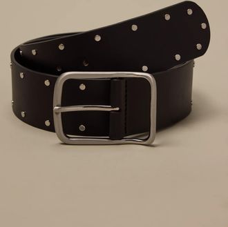 Lucky Brand Wide Double Studded Hip Belt
