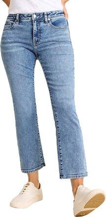 Tommy Bahama Indigo Mid Rise Crop Mini Boot Jean