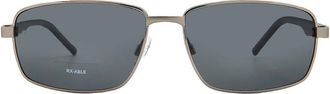 Polaroid Polarized Grey Rectangular Mens Sunglasses PLD 2041/S 0FAE/Y2 59