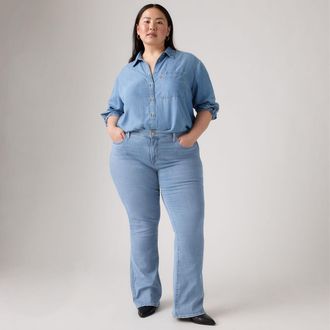 Levi's 315 Shaping Bootcut Jeans (Plus Size) - Womens - 14L - Medium Wash / Lapis Topic Plus