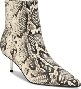 Nine West Hamesa Pointed Toe Bootie in Light Natural at Nordstrom, Size 8.5