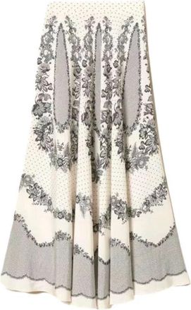 Twinset ST.Lace Rok - Dames - Maxi Rokken - Veelkleurig - 2XL - Rokken