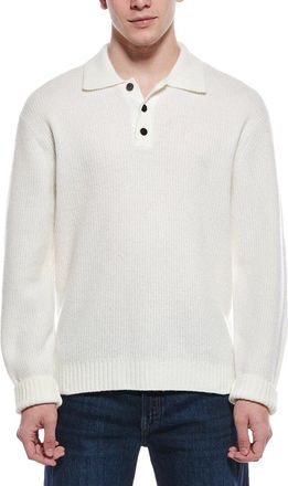 Theory Wool & Cashmere-Blend Polo Shirt