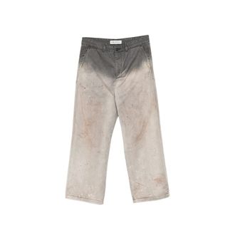 Our Legacy Straight Jeans, male, Gray, Size: 2XL Rig Chino