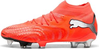 Puma Future.1 FG Womens Firm Ground Football Boots Red/Silver 4 UK