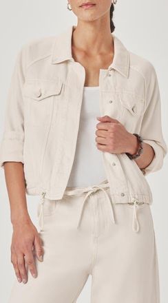 Splendid Lounge Denim Jacket in Moonstone White at Nordstrom, Size Large