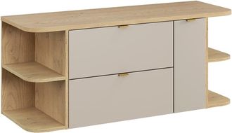 Petits Meubles Mueble bajo lavabo 3 cajones encimera estratificado 120.4cm