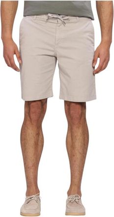 HUGO BOSS Chino-Tapered-Ds - Heren - Korte Broeken - Beige - W35 - Katoen - Korte Broeken